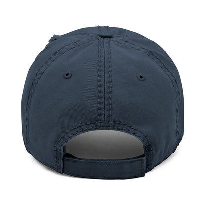 Redline Classic Logo Embroidery Distressed Dad Hat