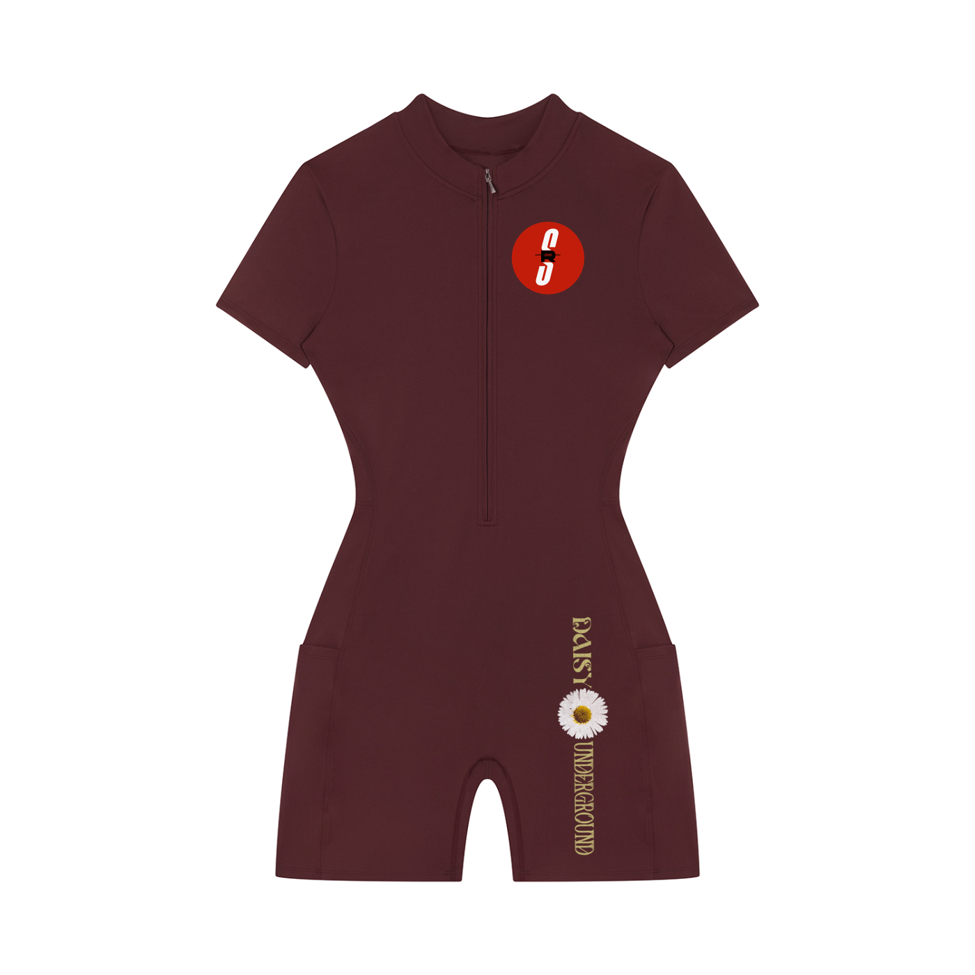 Daisy Underground - Quarter-Zip Romper