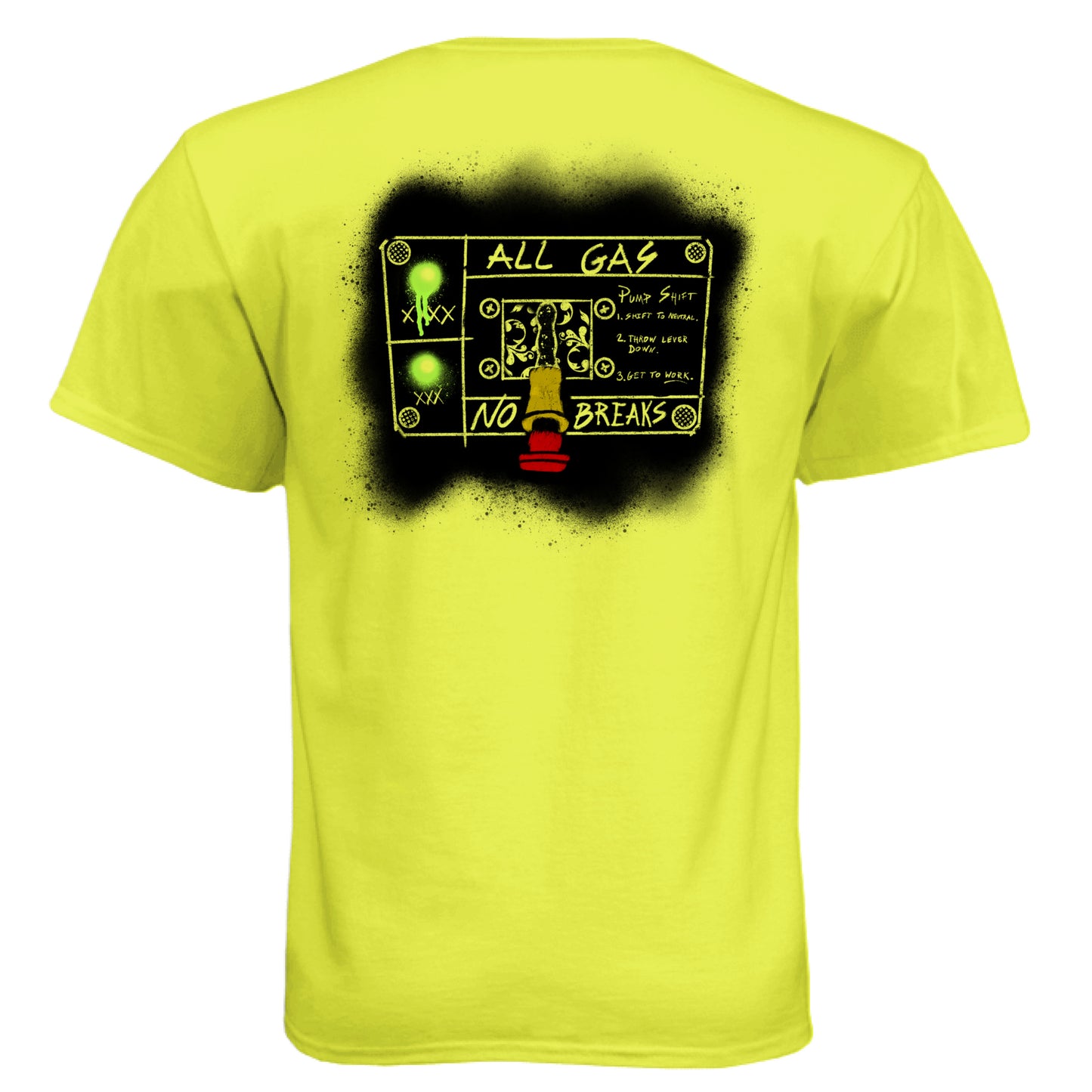 Neon Yellow - BACK