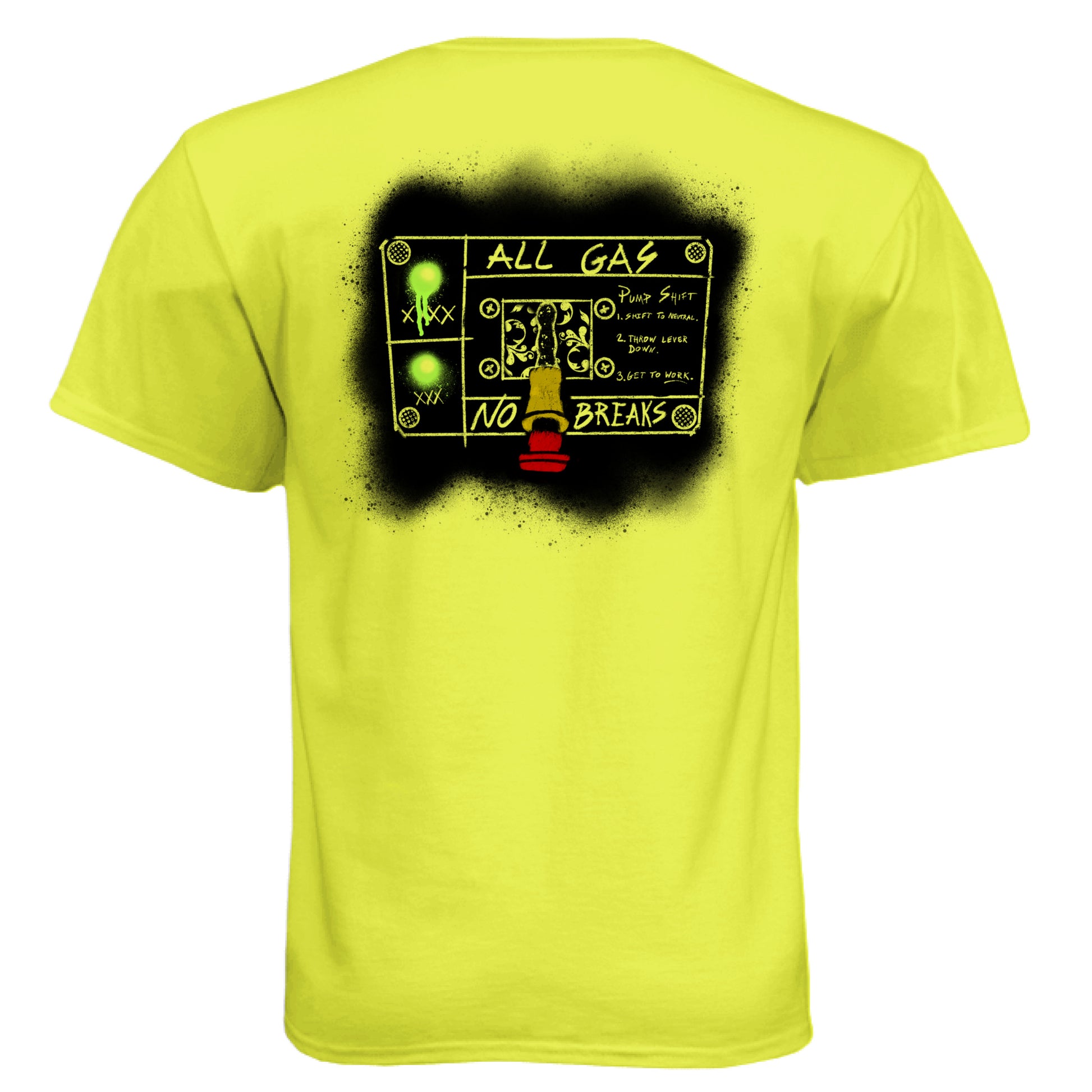 Neon Yellow - BACK