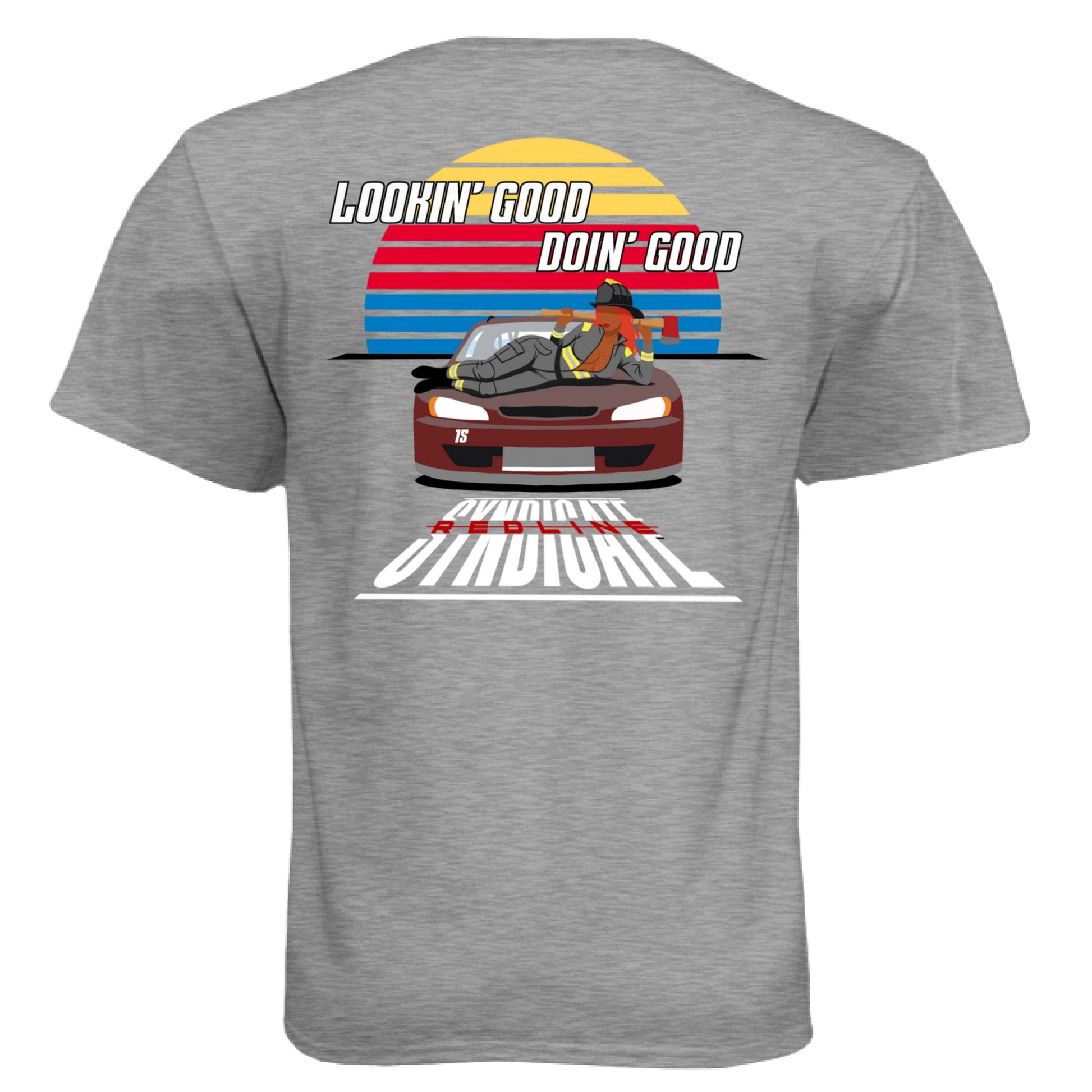 Dark Heather Grey (60/40) - BACK