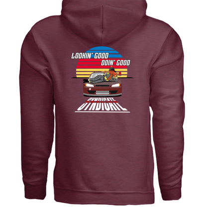 Heather Sport Dark Maroon - BACK