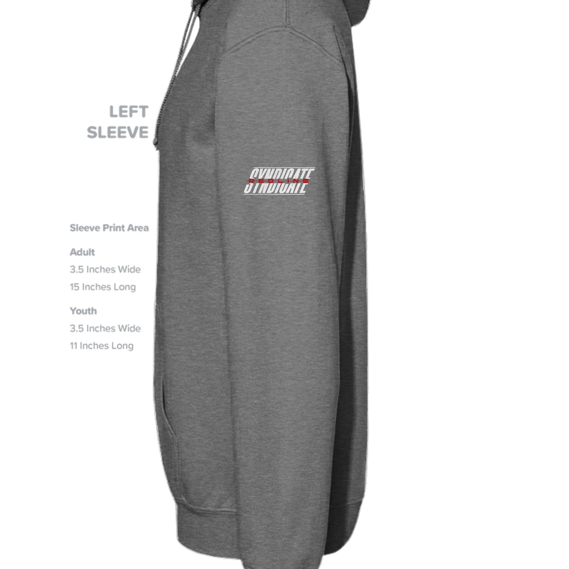 Heathered Charcoal - DT6101 - SLEEVE_LEFT